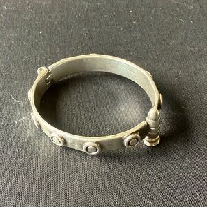 UNO de 50 Silver Bracelet with Circular Accents